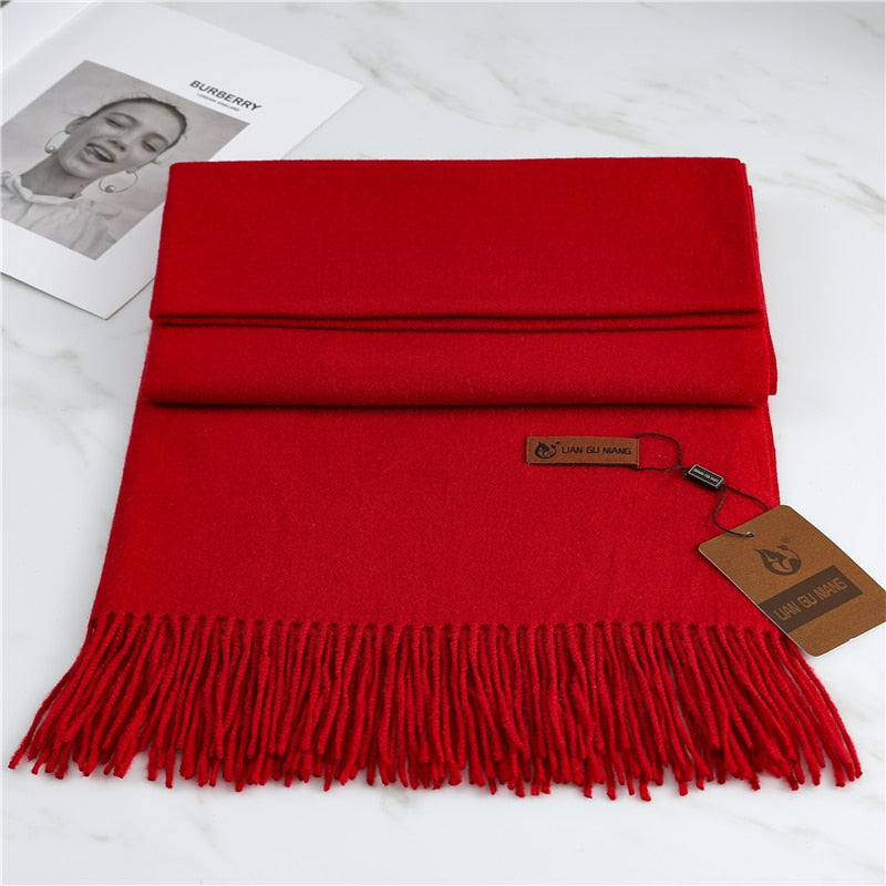 2023 Winter Cashmere Scarf Women