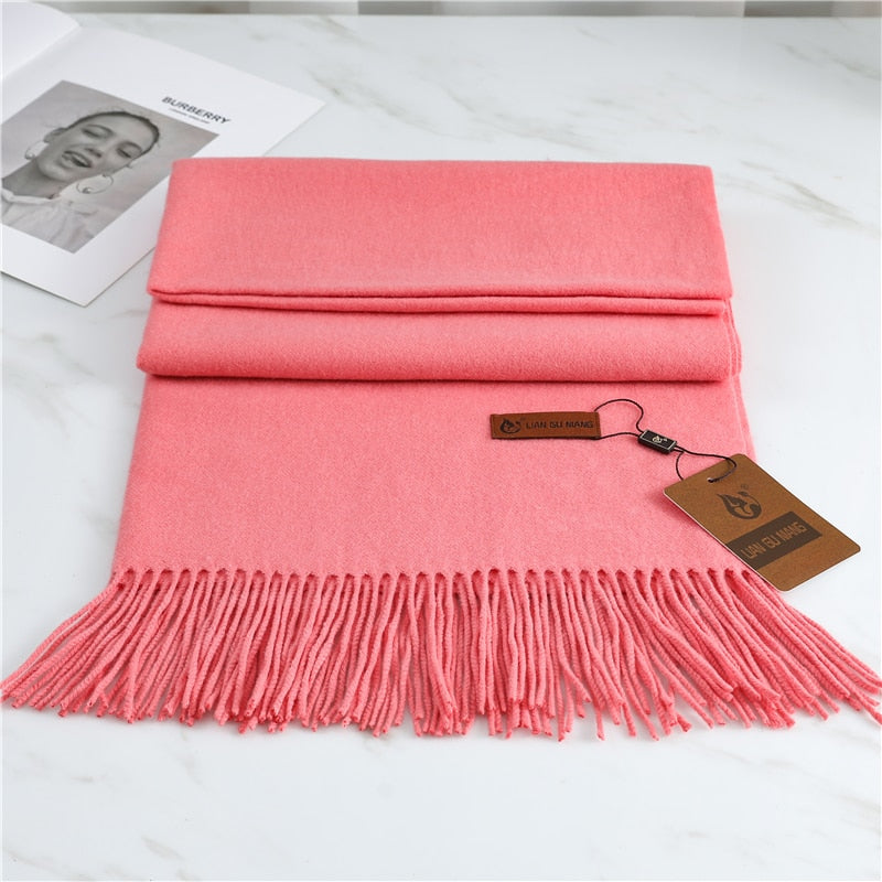 2023 Winter Cashmere Scarf Women