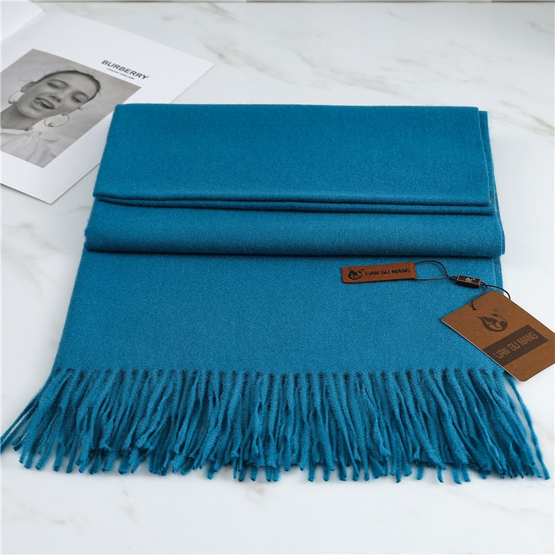 2023 Winter Cashmere Scarf Women