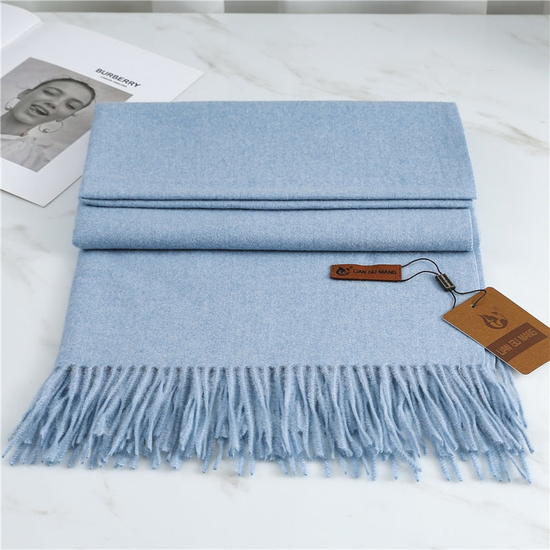 2023 Winter Cashmere Scarf Women