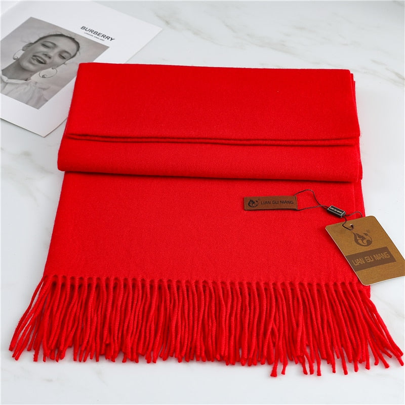 2023 Winter Cashmere Scarf Women