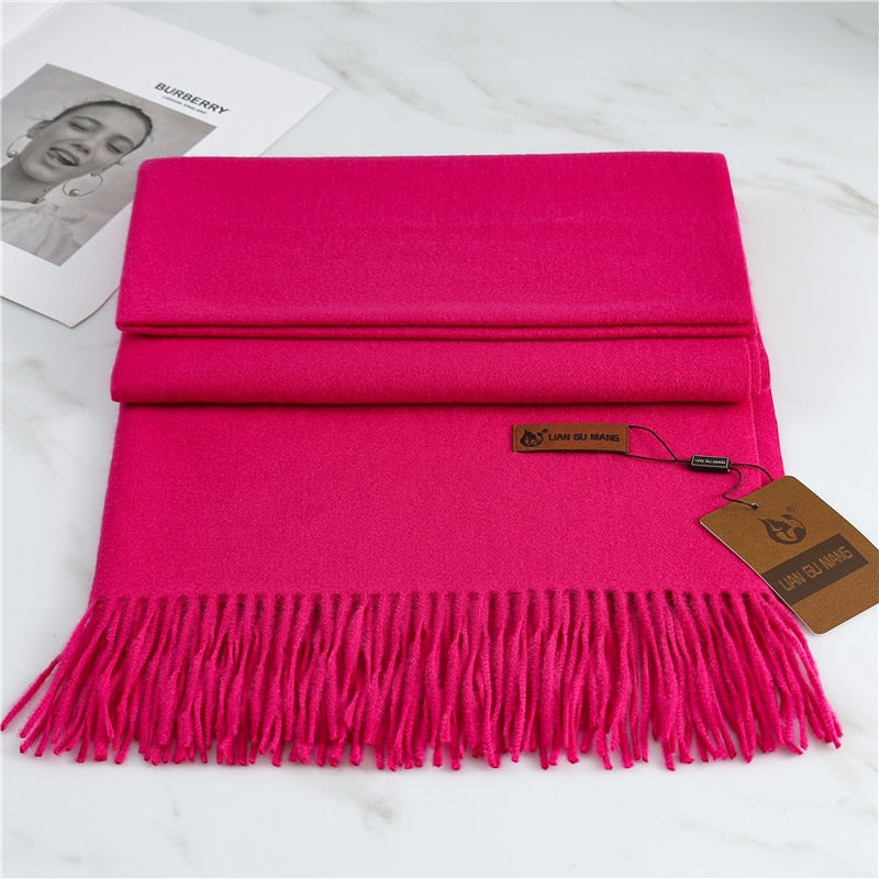 2023 Winter Cashmere Scarf Women