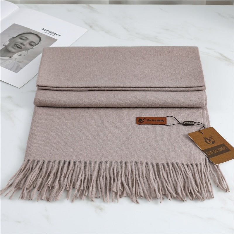 2023 Winter Cashmere Scarf Women