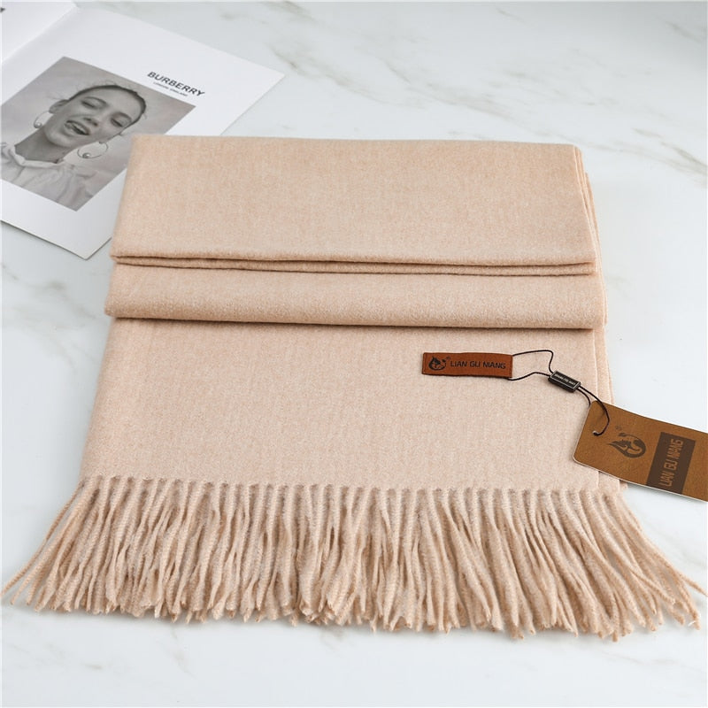 2023 Winter Cashmere Scarf Women